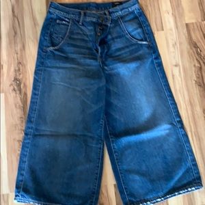 Vince wideleg crop jeans
